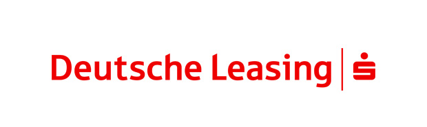 Deutsche Leasing -Logo in roter Schrift.